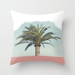 Palm Tree Throw Pillow