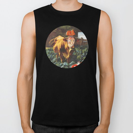 Kuh, Koller, Collage Biker Tank