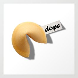 Dope Cookie Art Print