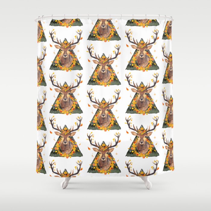 The Spirit of the Forest Shower Curtain