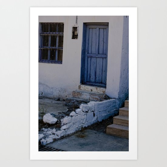 Blue Door Art Print