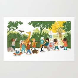 We will play here! Art Print