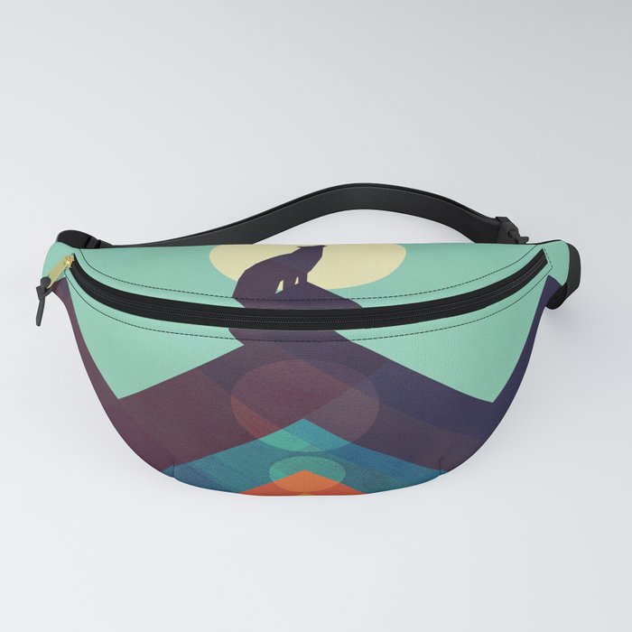 Howling Wild Wolf Fanny Pack
