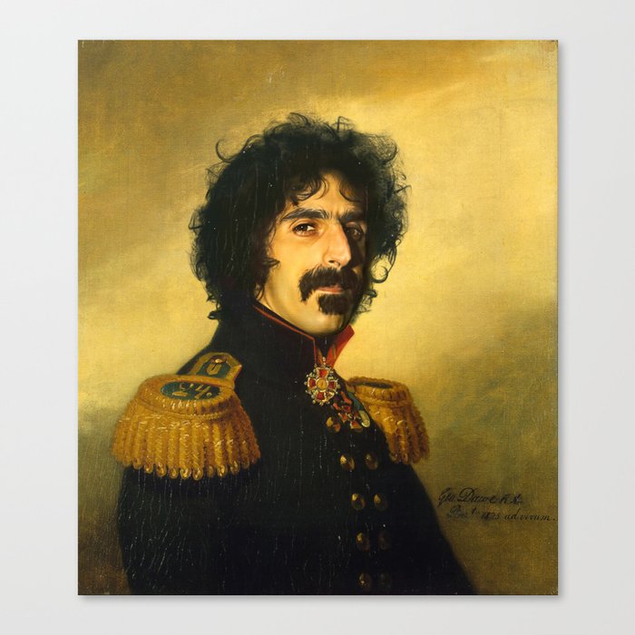 Frank Zappa - replaceface Canvas Print