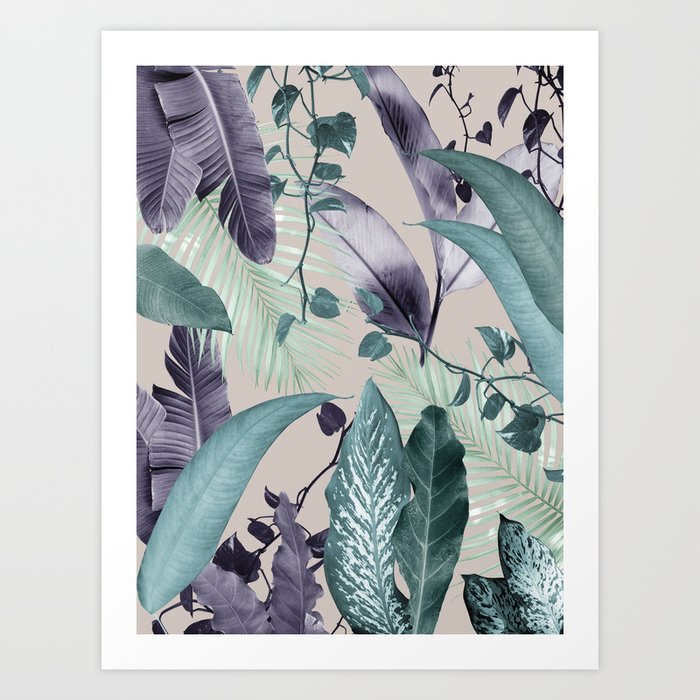 Marocco Tropicale #5 #tropical #decor #art #society6 Art Print