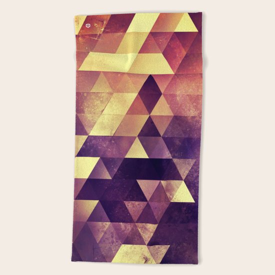 myyk lyyv Beach Towel