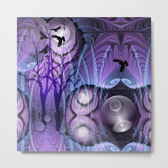 Magical Swamp Metal Print