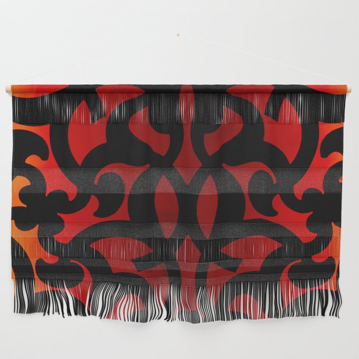 Orange and Black Idea Wall Hanging