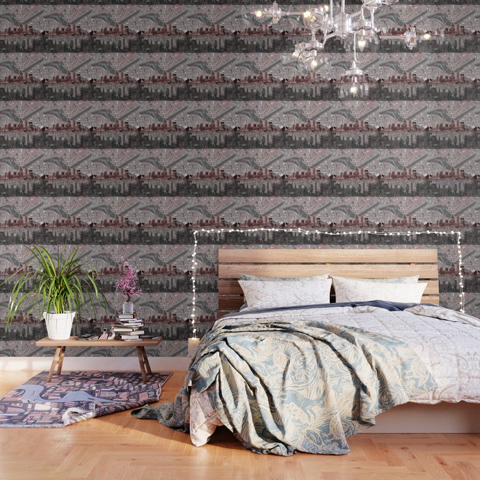Louisville Kentucky Skyline Wallpaper By Bekimart Society6