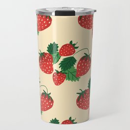 Strawberries Travel Mug
