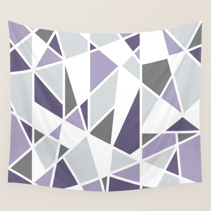 Wall Hanging Tapestry Geometric Pattern In Purple And Gray By Mel Fischer 88 X 104 Society6 Shefinds See more ideas about plum, shades of purple, all things purple. shefinds