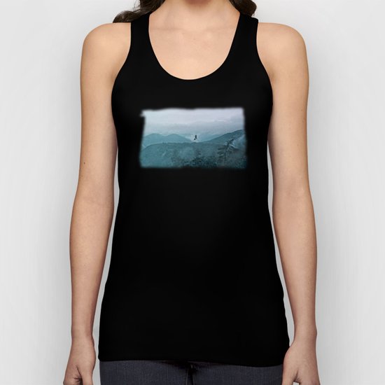 Blue smoky mountains Unisex Tank Top