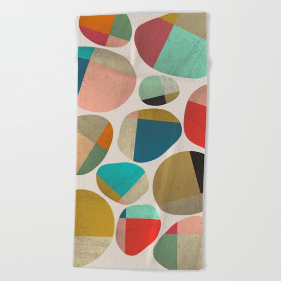 Playful Stones Beach Towel
