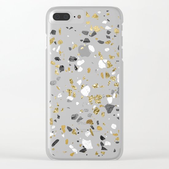 Glitter and Grit 2 Clear iPhone Case