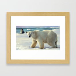 Polar bear Framed Art Print