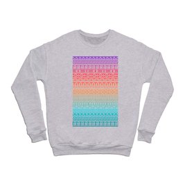 Hippy Pattern Crewneck Sweatshirt