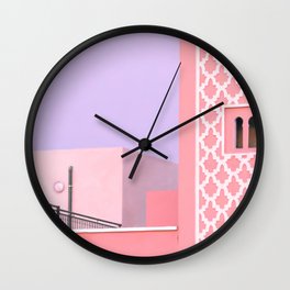 Marrakech Medina - Traditional Morocco Photography Wall Clock