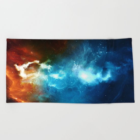 Through the Skies Beach Towel