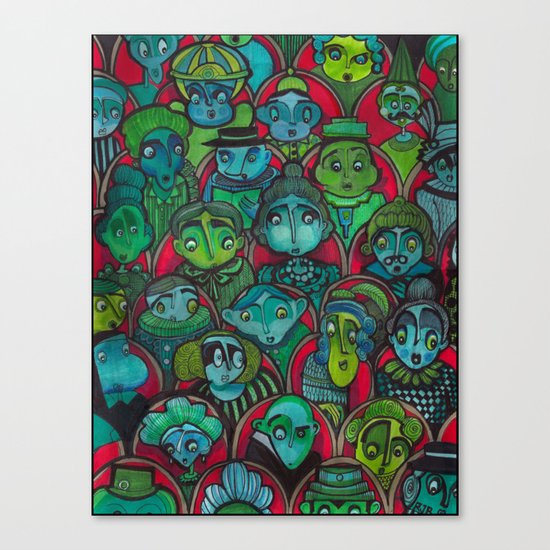 The Audience. Canvas Print