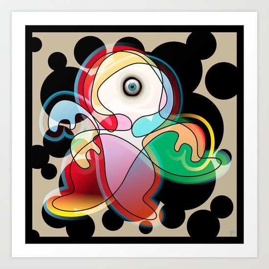 Ecto Trinity Art Print