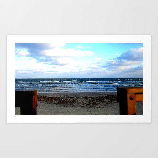 The Lifeguard's View Art Print