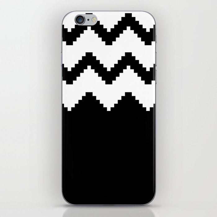 Abstract geometric pattern - black and white. iPhone Skin