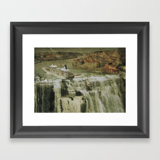 The Edge of the World Framed Art Print
