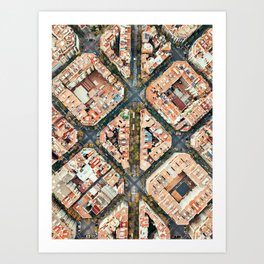 Barcelona 11 Art Print
