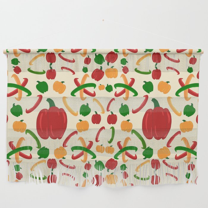 Peppers Pattern Wall Hanging