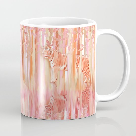 Tiger in the Trees - Painting / Collage Mug