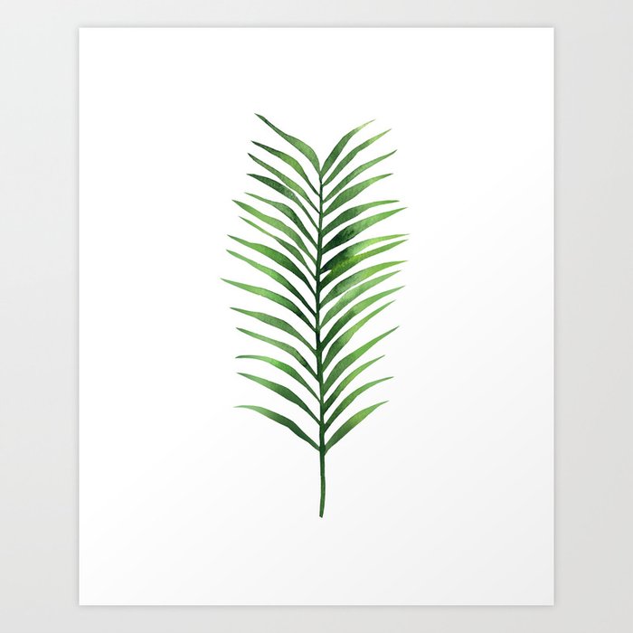 Discover the motif PALM BRANCH. by Art by ASolo as a print at TOPPOSTER