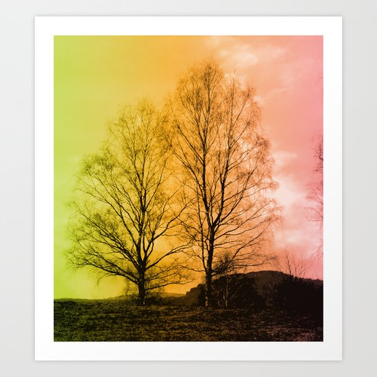 Warm Glow - JUSTART © Art Print