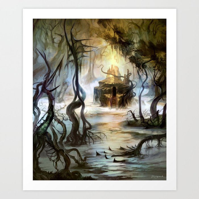 Swamp Art Print