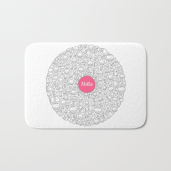Hello Bath Mat