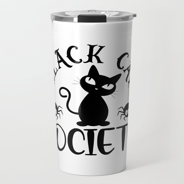 Black Cat Society Travel Mug