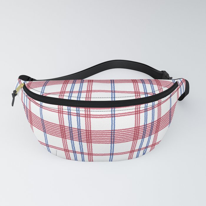 Red white and blue fanny pack cheap