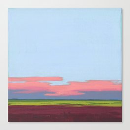 Peaceful, Abstract Sunset - Drummond Sunset 3 Canvas Print