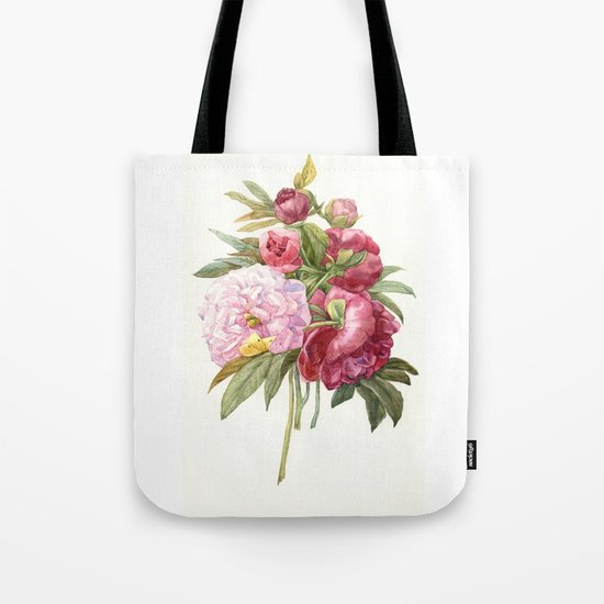 Passion peonies Tote Bag