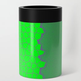 Neon Green Stained Glass Modern Sprinkled Collection Can Cooler