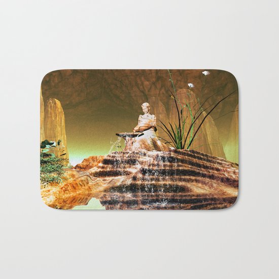 The mysterious underwater cave Bath Mat