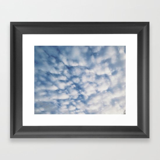 Cloud Formation Framed Art Print