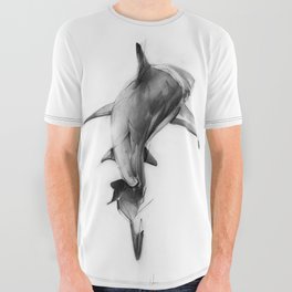 Shark II All Over Graphic Tee