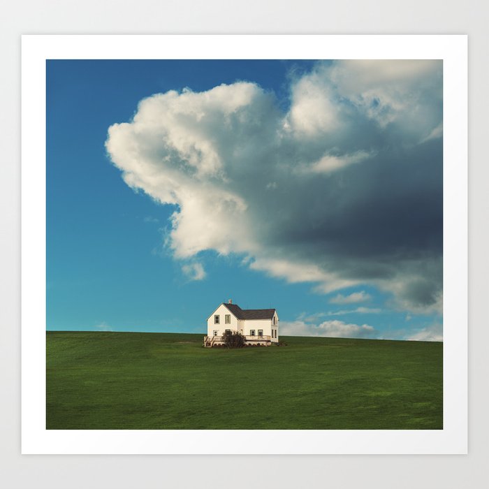 House on the Hill Art Print