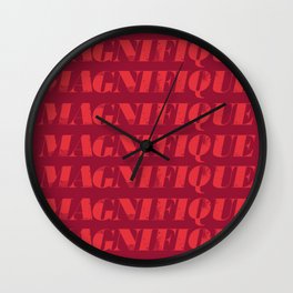 Magnifique Wall Clock