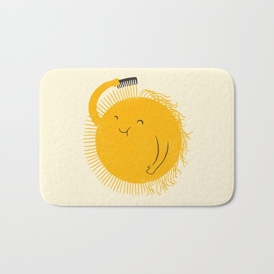 Here comes the sun Bath Mat
