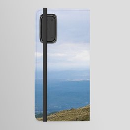 Argentina Photography - Town Seen From The Top Of A Mountain Android Wallet Case