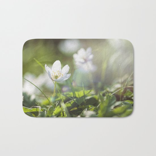 Windflower in love Bath Mat