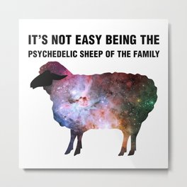 Psychedelic Sheep of the Family Metal Print | Peyote, Psychedelia, Stoner, Ayahuasca, Trip, Lsd, Cannabis, Magicmushrooms, Trippy, Plantteachers 