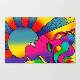peter max inspired Canvas Print