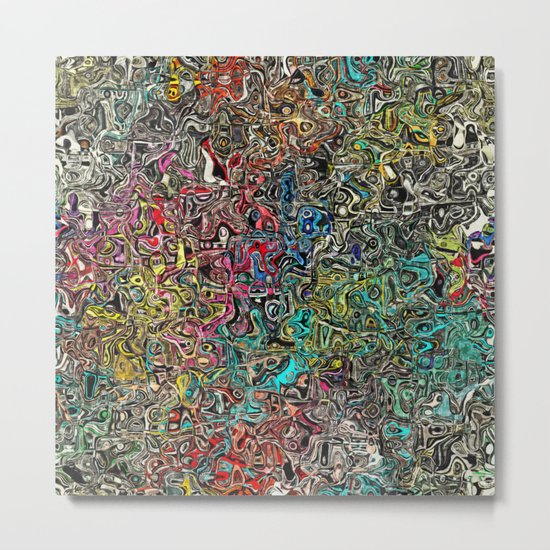 Abstract SQ Metal Print